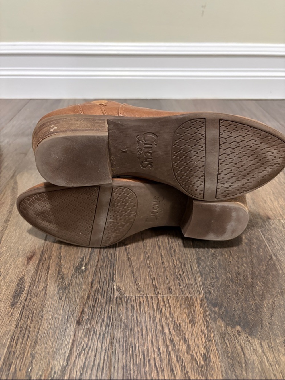 Circus by Sam Edelman Women's Tan Ankle Booties - Picture 6 of 10